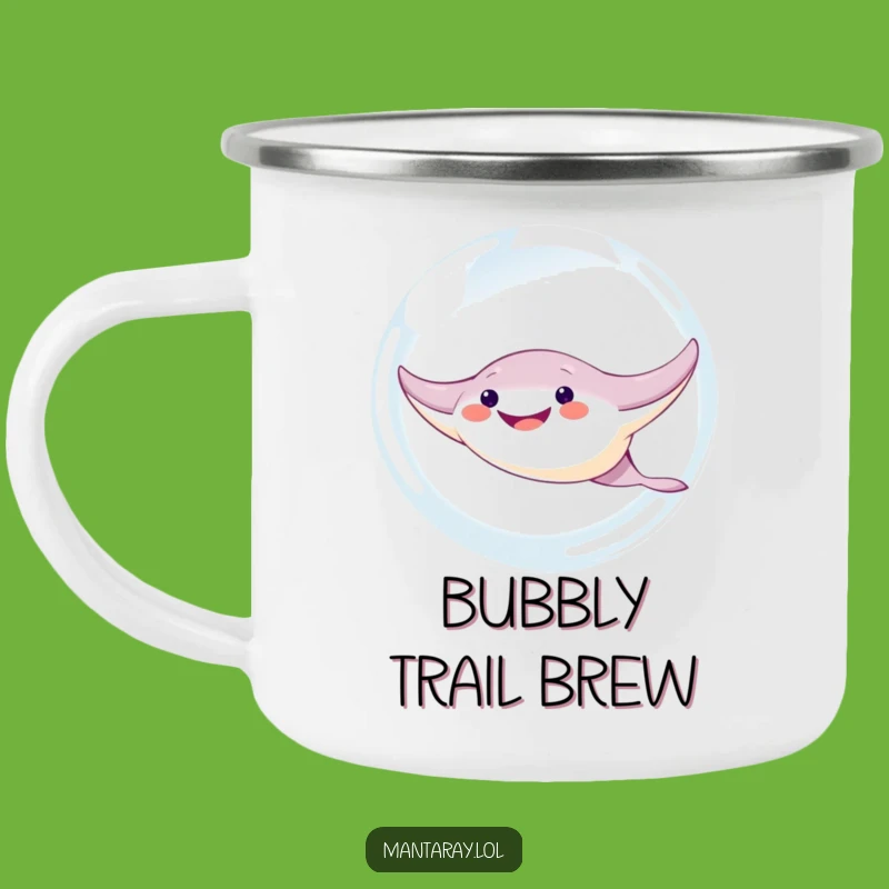 Funny Manta Ray Trail Mug: Adventure Humor for Campfires, Perfect Funny Gift!