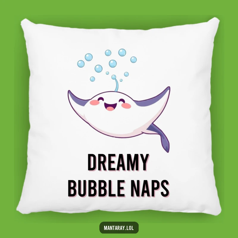 Soft Funny Joyful Manta Ray Pillow: Cozy Happiness, Ideal Funny Gift