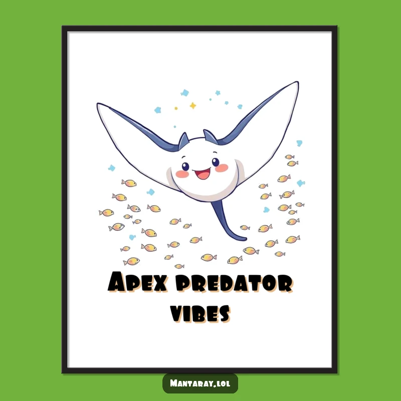 Epic Funny Manta Ray Poster: Celebrate Achievement, Perfect Funny Gift